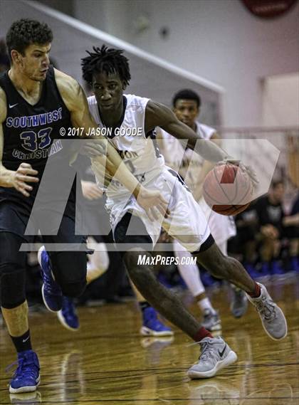 Thumbnail 2 in Southwest Christian Academy vs. Hamilton Heights Christian Academy (Hotbed Classic) photogallery.