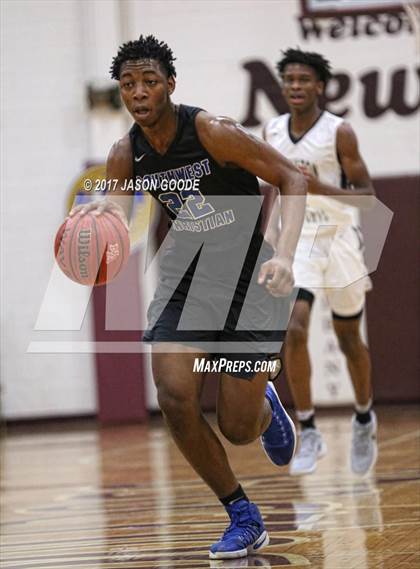 Thumbnail 1 in Southwest Christian Academy vs. Hamilton Heights Christian Academy (Hotbed Classic) photogallery.