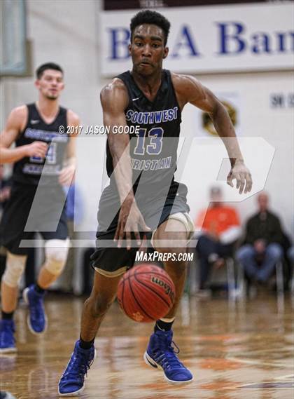 Thumbnail 2 in Southwest Christian Academy vs. Hamilton Heights Christian Academy (Hotbed Classic) photogallery.