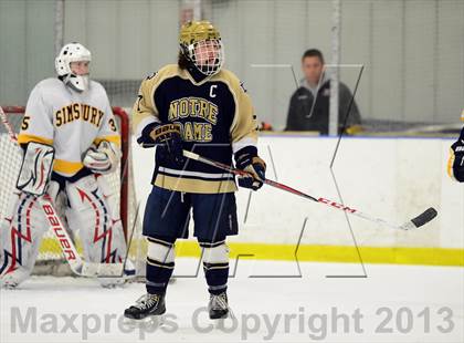 Thumbnail 3 in Notre Dame-Fairfield vs. Simsbury (CIAC Division I First Round) photogallery.