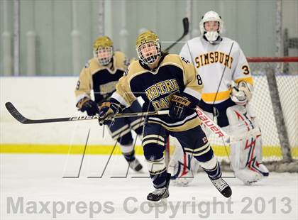 Thumbnail 3 in Notre Dame-Fairfield vs. Simsbury (CIAC Division I First Round) photogallery.