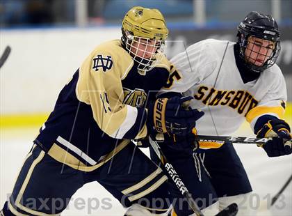 Thumbnail 3 in Notre Dame-Fairfield vs. Simsbury (CIAC Division I First Round) photogallery.