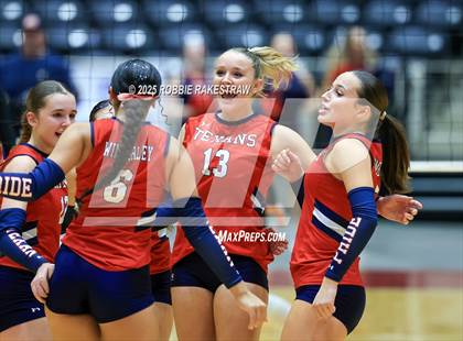 Thumbnail 2 in Wimberley vs. Eagle Mountain (UIL 4A D2 Volleyball Final) photogallery.