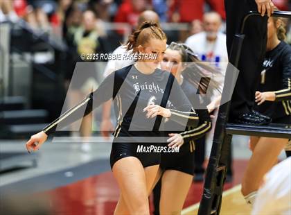Thumbnail 3 in Wimberley vs. Eagle Mountain (UIL 4A D2 Volleyball Final) photogallery.
