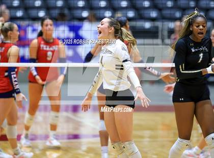 Thumbnail 2 in Wimberley vs. Eagle Mountain (UIL 4A D2 Volleyball Final) photogallery.