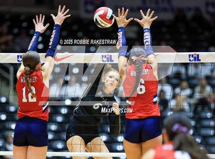 Thumbnail 2 in Wimberley vs. Eagle Mountain (UIL 4A D2 Volleyball Final) photogallery.