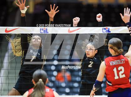 Thumbnail 1 in Wimberley vs. Eagle Mountain (UIL 4A D2 Volleyball Final) photogallery.