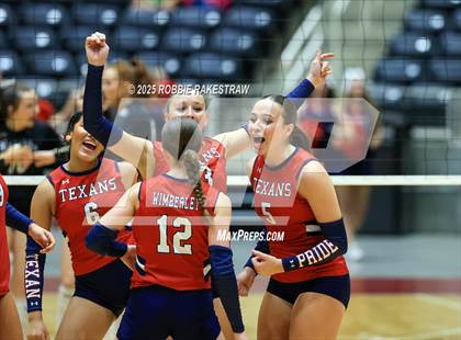 Thumbnail 1 in Wimberley vs. Eagle Mountain (UIL 4A D2 Volleyball Final) photogallery.