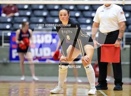 Thumbnail 2 in Wimberley vs. Eagle Mountain (UIL 4A D2 Volleyball Final) photogallery.