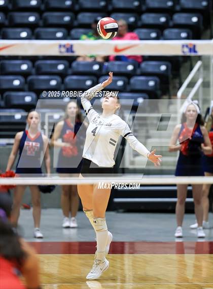 Thumbnail 3 in Wimberley vs. Eagle Mountain (UIL 4A D2 Volleyball Final) photogallery.