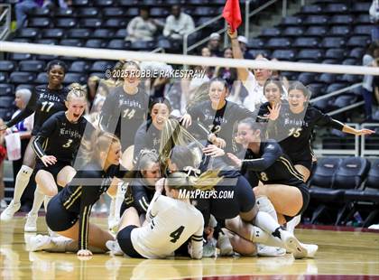 Thumbnail 2 in Wimberley vs. Eagle Mountain (UIL 4A D2 Volleyball Final) photogallery.