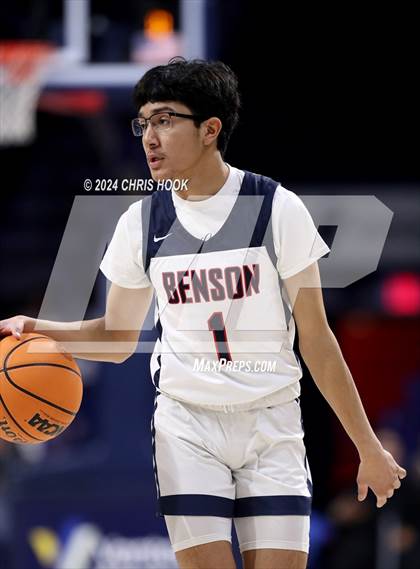 Thumbnail 1 in Desert Christian vs Benson (MLK Basketball Classic) photogallery.