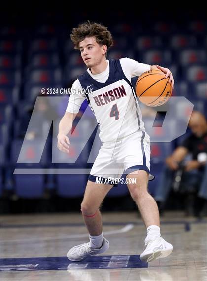 Thumbnail 3 in Desert Christian vs Benson (MLK Basketball Classic) photogallery.
