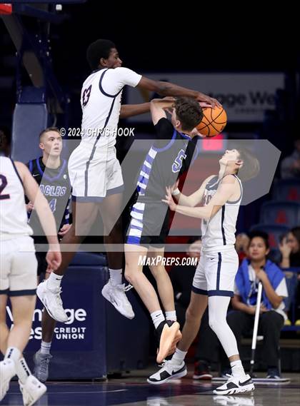 Thumbnail 3 in Desert Christian vs Benson (MLK Basketball Classic) photogallery.