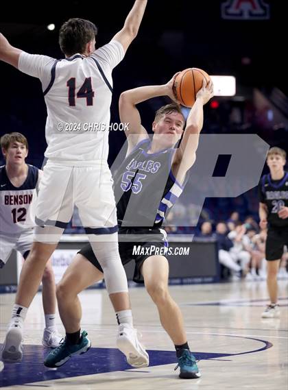 Thumbnail 2 in Desert Christian vs Benson (MLK Basketball Classic) photogallery.