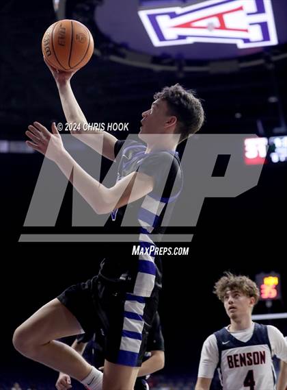 Thumbnail 2 in Desert Christian vs Benson (MLK Basketball Classic) photogallery.