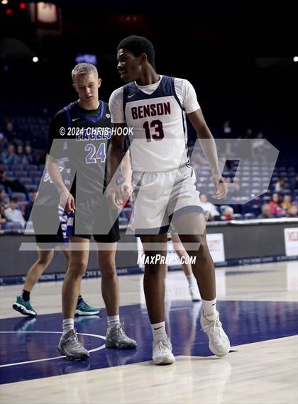 Thumbnail 2 in Desert Christian vs Benson (MLK Basketball Classic) photogallery.