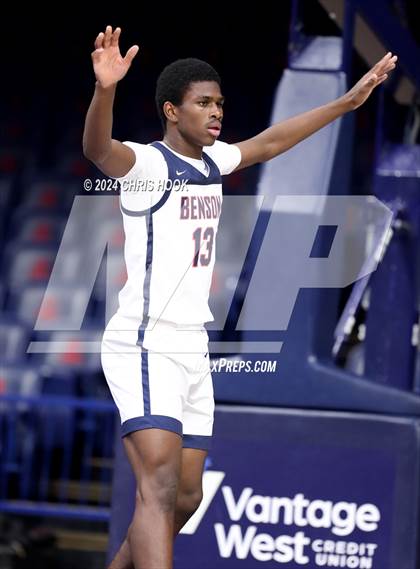 Thumbnail 2 in Desert Christian vs Benson (MLK Basketball Classic) photogallery.
