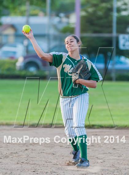 Thumbnail 1 in Middletown @ Moreau Catholic (CIF NCS D4 Playoff) photogallery.
