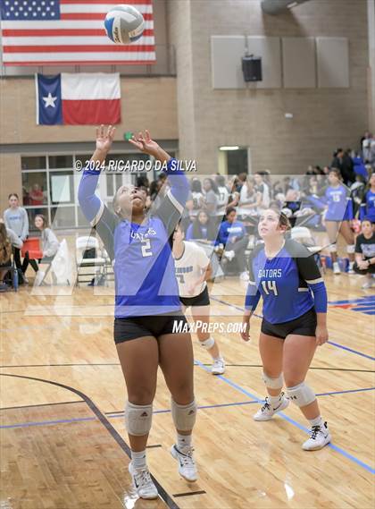 Thumbnail 3 in Dickinson vs Klein Oaks (Needville Tournament) photogallery.