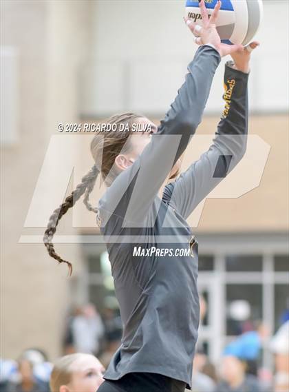 Thumbnail 3 in Dickinson vs Klein Oaks (Needville Tournament) photogallery.