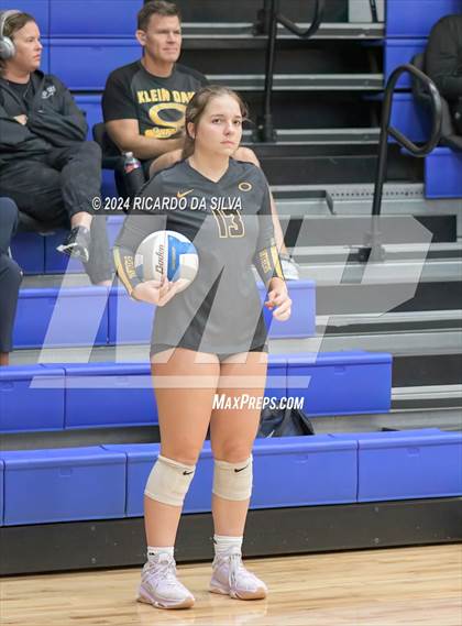Thumbnail 2 in Dickinson vs Klein Oaks (Needville Tournament) photogallery.