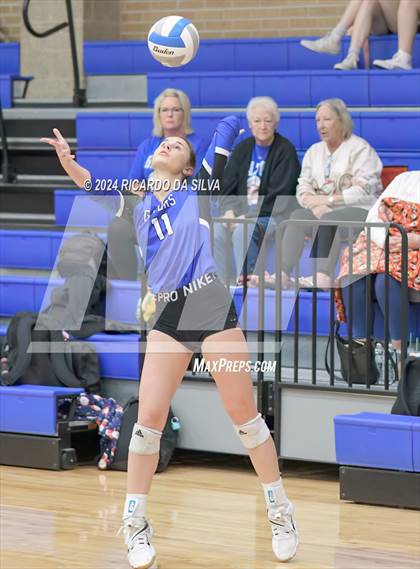Thumbnail 3 in Dickinson vs Klein Oaks (Needville Tournament) photogallery.