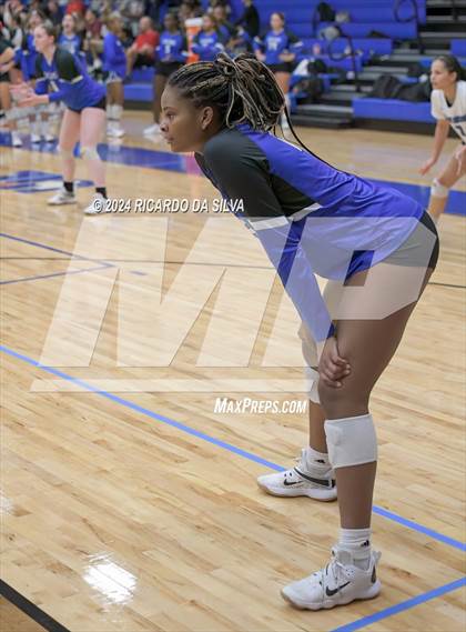 Thumbnail 3 in Dickinson vs Klein Oaks (Needville Tournament) photogallery.