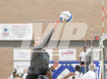 Thumbnail 3 in Dickinson vs Klein Oaks (Needville Tournament) photogallery.