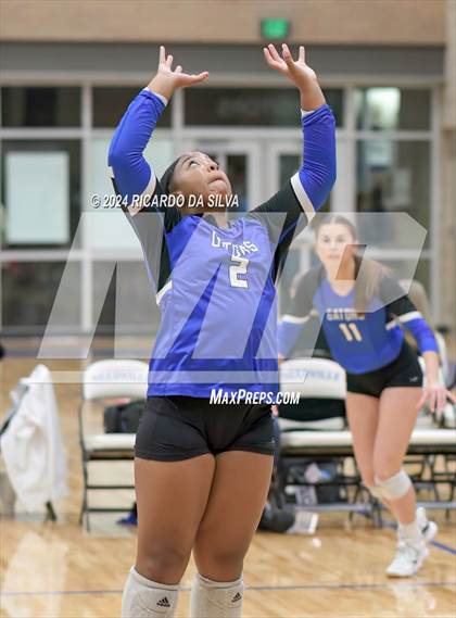 Thumbnail 2 in Dickinson vs Klein Oaks (Needville Tournament) photogallery.