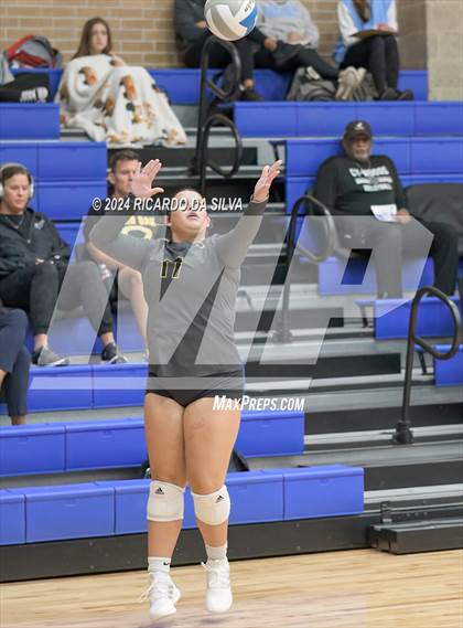 Thumbnail 2 in Dickinson vs Klein Oaks (Needville Tournament) photogallery.