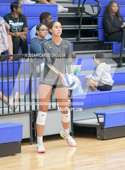 Thumbnail 2 in Dickinson vs Klein Oaks (Needville Tournament) photogallery.
