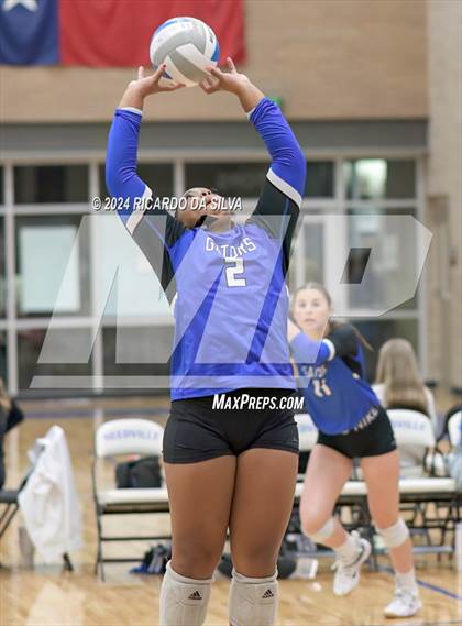 Thumbnail 3 in Dickinson vs Klein Oaks (Needville Tournament) photogallery.