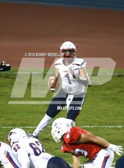 Thumbnail 1 in Buchanan vs. Liberty Bakersfield (CIF CS D1 Semifinal Playoff)  photogallery.