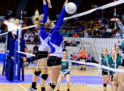 Thumbnail 1 in Akron vs. Byers(CHSAA 2A Playoff) photogallery.