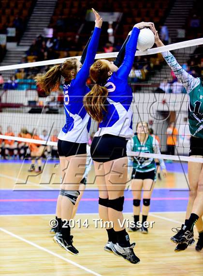 Thumbnail 3 in Akron vs. Byers(CHSAA 2A Playoff) photogallery.