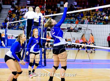 Thumbnail 3 in Akron vs. Byers(CHSAA 2A Playoff) photogallery.
