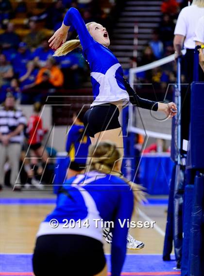 Thumbnail 3 in Akron vs. Byers(CHSAA 2A Playoff) photogallery.