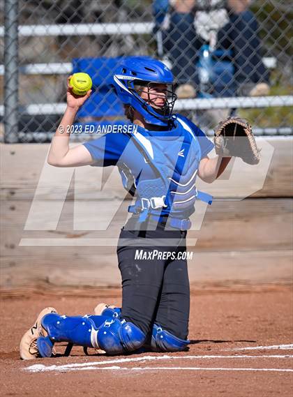 Thumbnail 1 in Oasis Academy vs. Smith Valley (NIAA 1A Northern Region Playoff) photogallery.