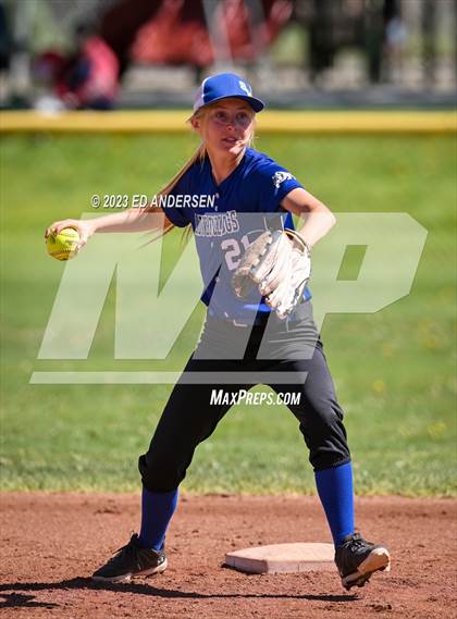 Thumbnail 3 in Oasis Academy vs. Smith Valley (NIAA 1A Northern Region Playoff) photogallery.
