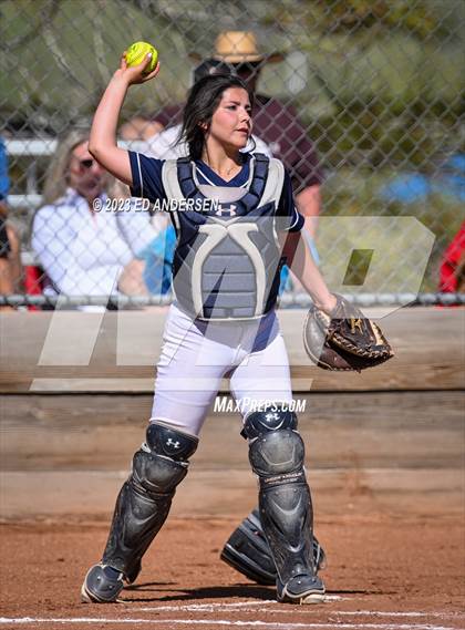 Thumbnail 1 in Oasis Academy vs. Smith Valley (NIAA 1A Northern Region Playoff) photogallery.