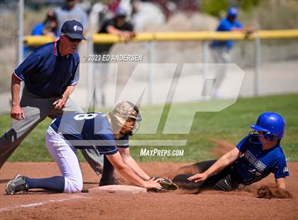 Thumbnail 2 in Oasis Academy vs. Smith Valley (NIAA 1A Northern Region Playoff) photogallery.