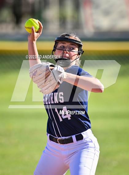 Thumbnail 3 in Oasis Academy vs. Smith Valley (NIAA 1A Northern Region Playoff) photogallery.