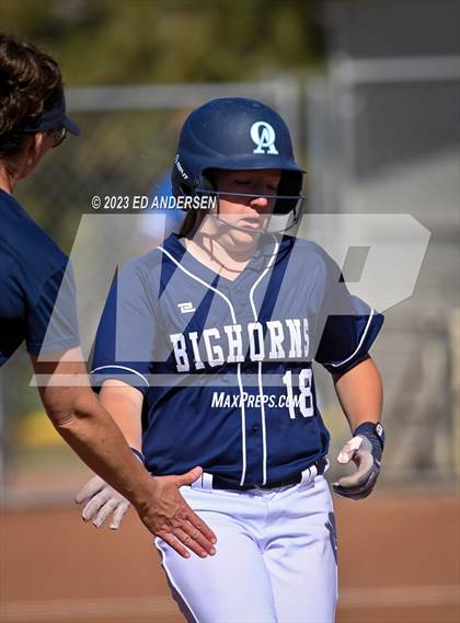 Thumbnail 3 in Oasis Academy vs. Smith Valley (NIAA 1A Northern Region Playoff) photogallery.