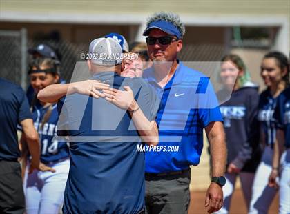 Thumbnail 3 in Oasis Academy vs. Smith Valley (NIAA 1A Northern Region Playoff) photogallery.