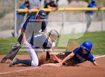 Thumbnail 1 in Oasis Academy vs. Smith Valley (NIAA 1A Northern Region Playoff) photogallery.