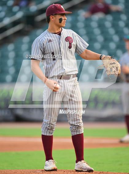 Thumbnail 2 in Cy-Fair vs. Pearland (UIL Baseball 6A Region 3 Regional Final) photogallery.