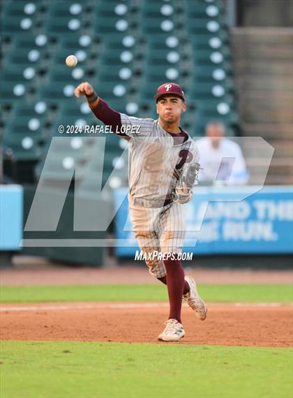 Thumbnail 2 in Cy-Fair vs. Pearland (UIL Baseball 6A Region 3 Regional Final) photogallery.