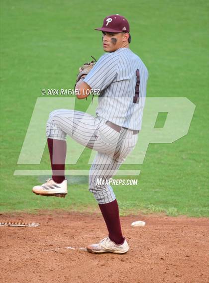 Thumbnail 3 in Cy-Fair vs. Pearland (UIL Baseball 6A Region 3 Regional Final) photogallery.
