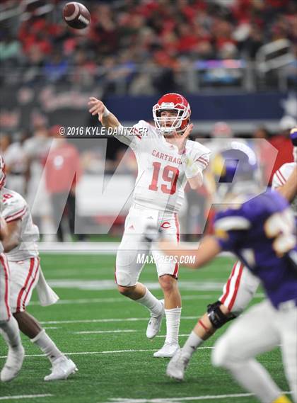 Thumbnail 2 in Wylie vs. Carthage (UIL 4A Division 1 Final) photogallery.